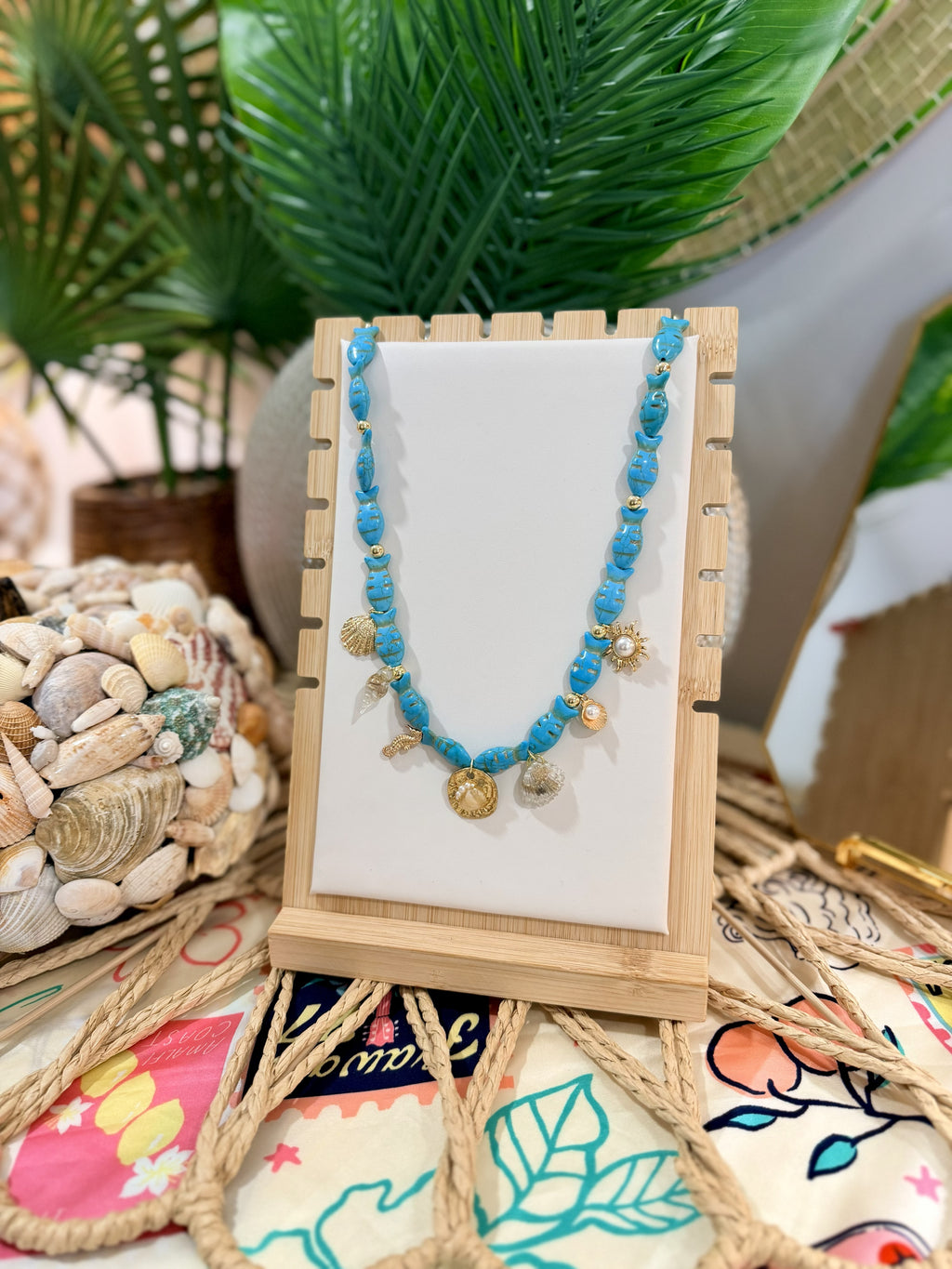 Seaside Treasures Charm Necklace | A. Halliday & Co.