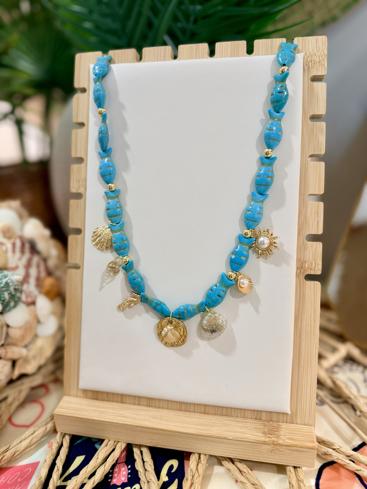 Seaside Treasures Charm Necklace | A. Halliday & Co.