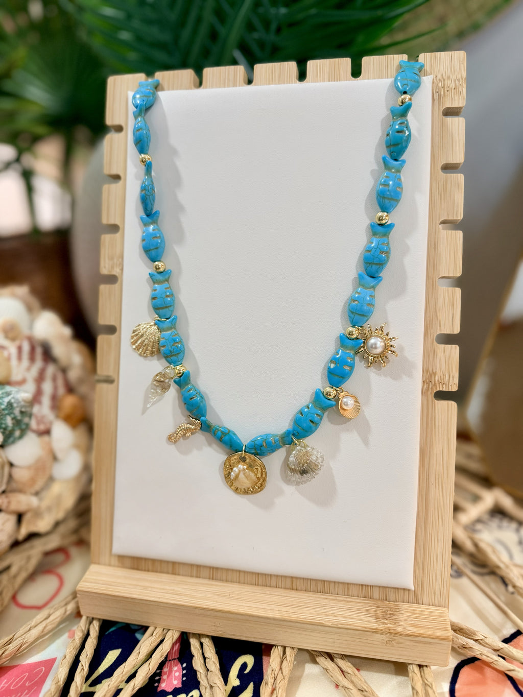 Seaside Treasures Charm Necklace | A. Halliday & Co.