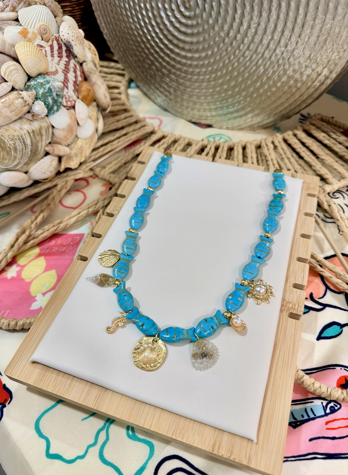 Seaside Treasures Charm Necklace | A. Halliday & Co.