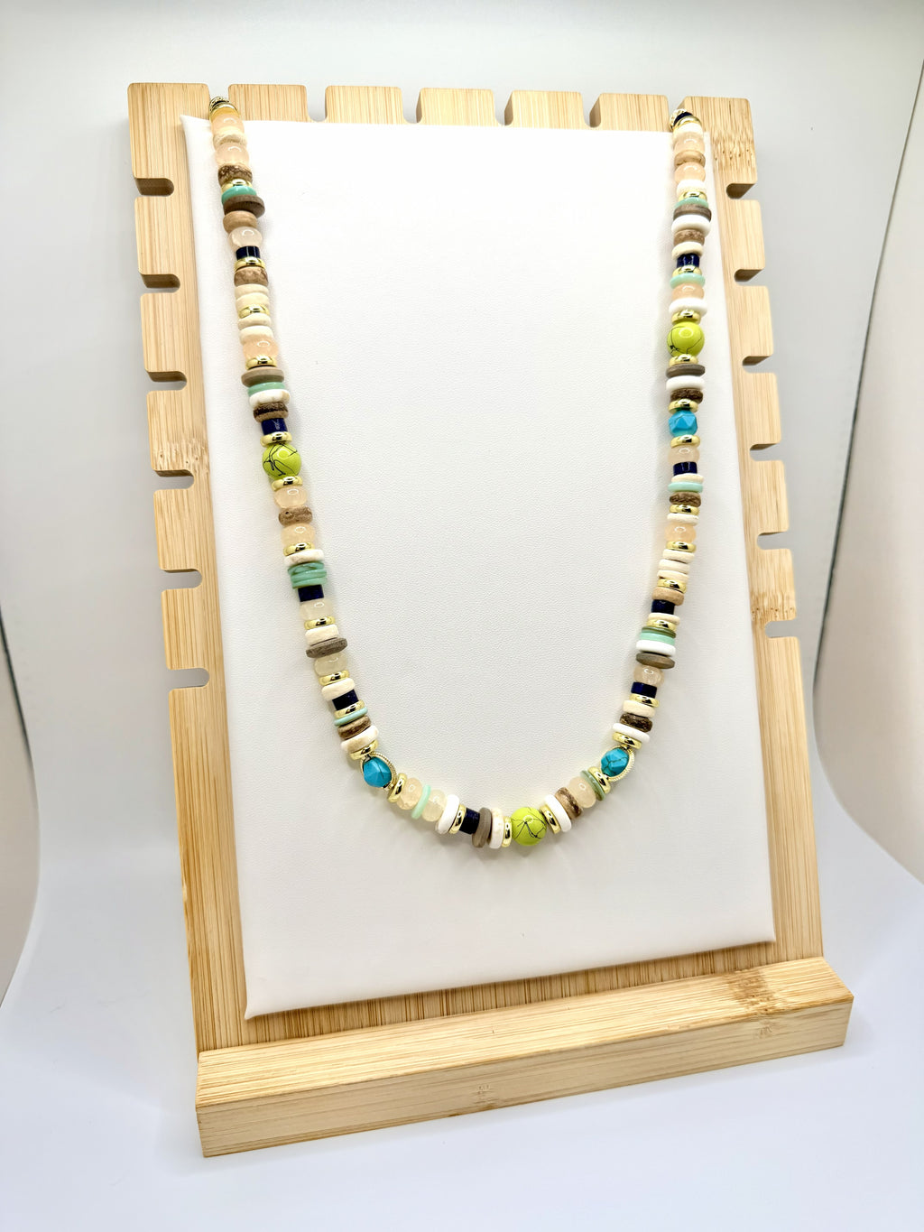 The Baseline Mixed-Bead Necklace | Court & Coast