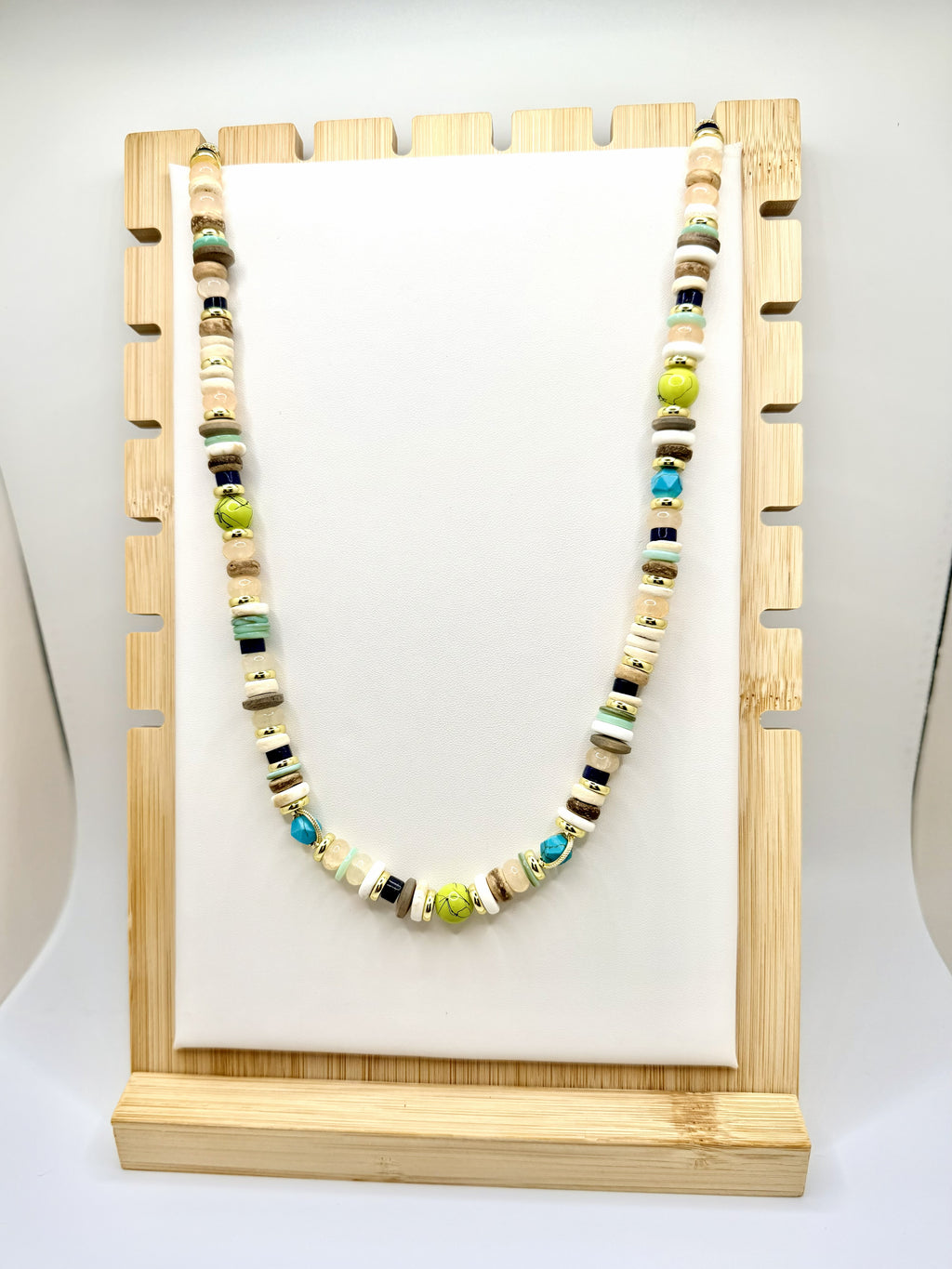 The Baseline Mixed-Bead Necklace | Court & Coast