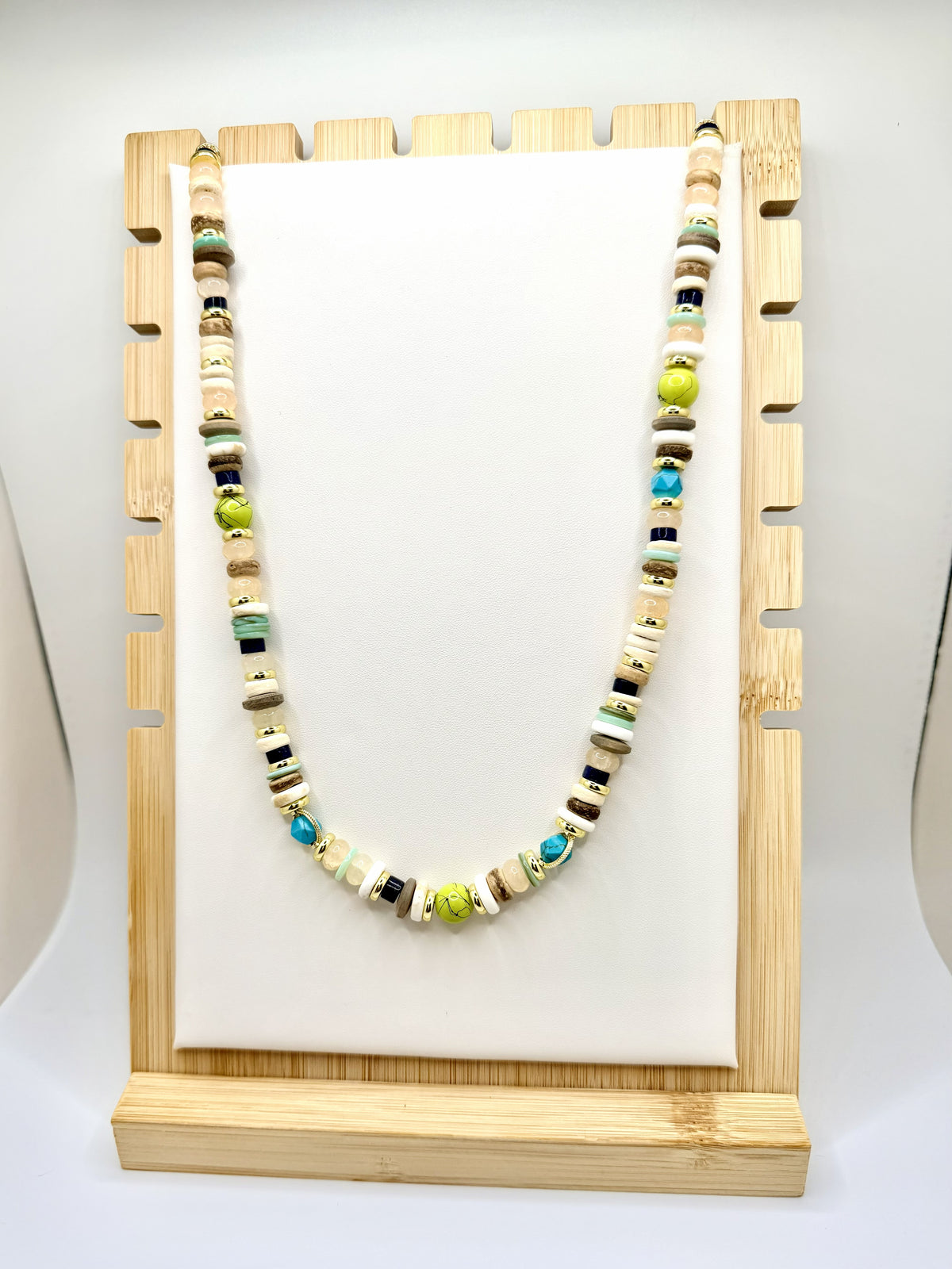 The Baseline Mixed-Bead Necklace | Court & Coast