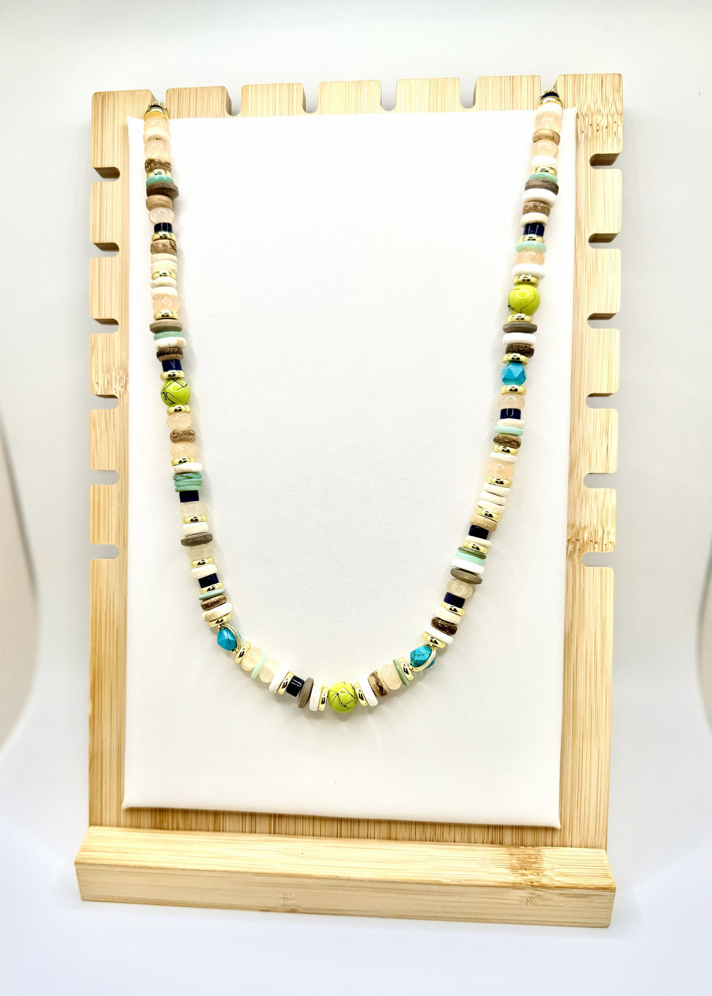 The Baseline Mixed-Bead Necklace | Court & Coast