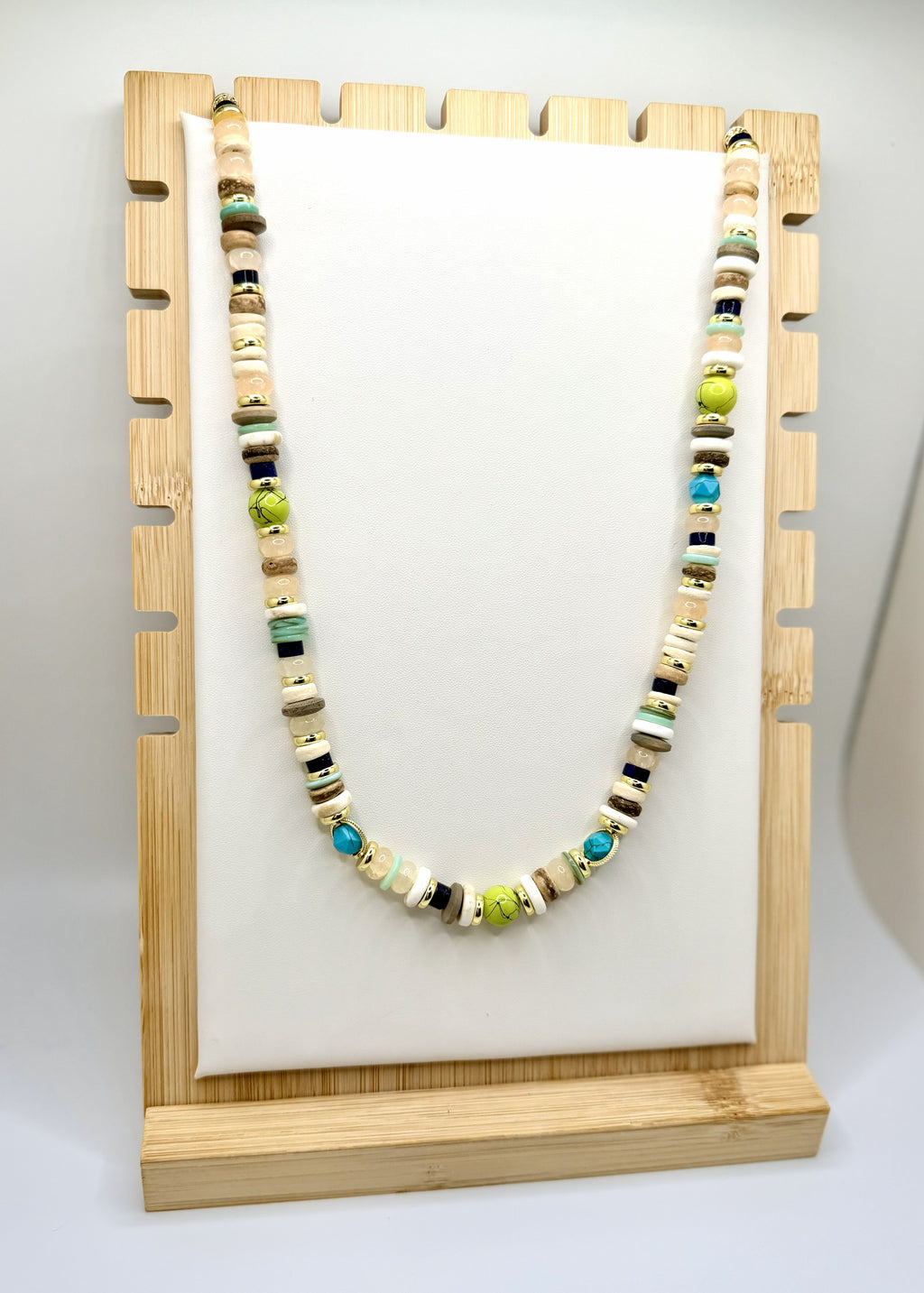 The Baseline Mixed-Bead Necklace | Court & Coast