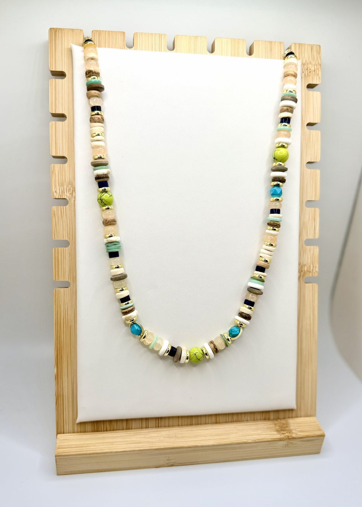 The Baseline Mixed-Bead Necklace | Court & Coast